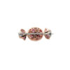 Luxury Gold Lab Diamond Irregular Brooch Lapel Pin