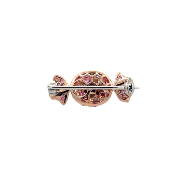 Luxury Gold Lab Diamond Irregular Brooch Lapel Pin