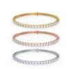Luxury Lab Grown Diamond Gold Plated Tennis Bracelet