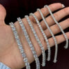 Luxury Lab Grown Diamond Gold Plated Tennis Bracelet