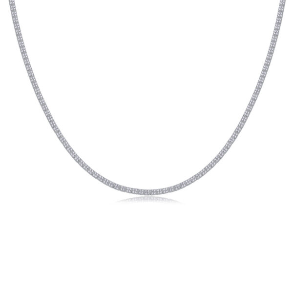 Luxury Moissanite 925 Silver Gold Plated Tennis Chain