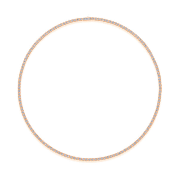 Luxury Moissanite 925 Silver Gold Plated Tennis Chain