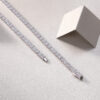 Luxury Moissanite 925 Silver Gold Plated Tennis Chain