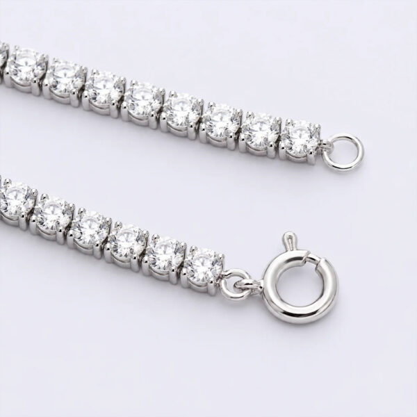 Luxury Silver Crown Zircon Necklace Engagement Jewelry