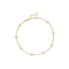 Minimalist 18K Gold Lab Grown Diamond Anklet Jewelry