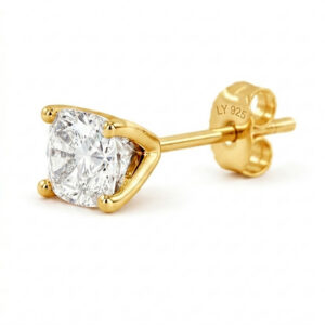 Moissanite Silver Ball Stud Earrings S925 Unisex Gift Moissanite Silver Ball Stud Earrings S925 Unisex Gift