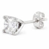 Moissanite Silver Ball Stud Earrings S925 Unisex Gift