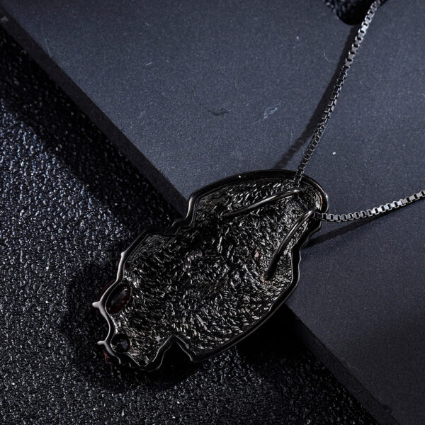 Natural Gemstone Silver Floral Pendant Necklace Jewelry
