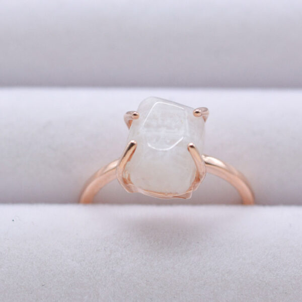 New Gothic Sterling Silver Zircon Cocktail Ring Jewelry