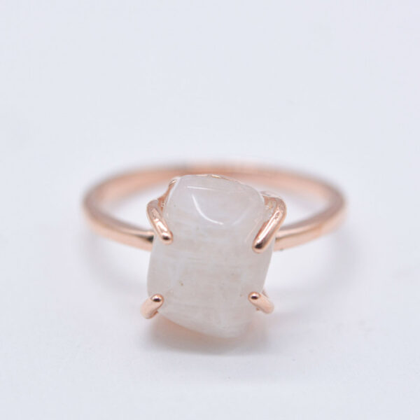 New Gothic Sterling Silver Zircon Cocktail Ring Jewelry