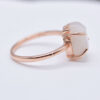 New Gothic Sterling Silver Zircon Cocktail Ring Jewelry