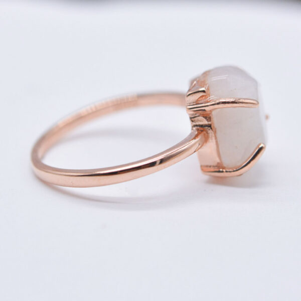 New Gothic Sterling Silver Zircon Cocktail Ring Jewelry