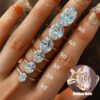 Oval Lab Grown Diamond Gold Plated Classic Ring Design
