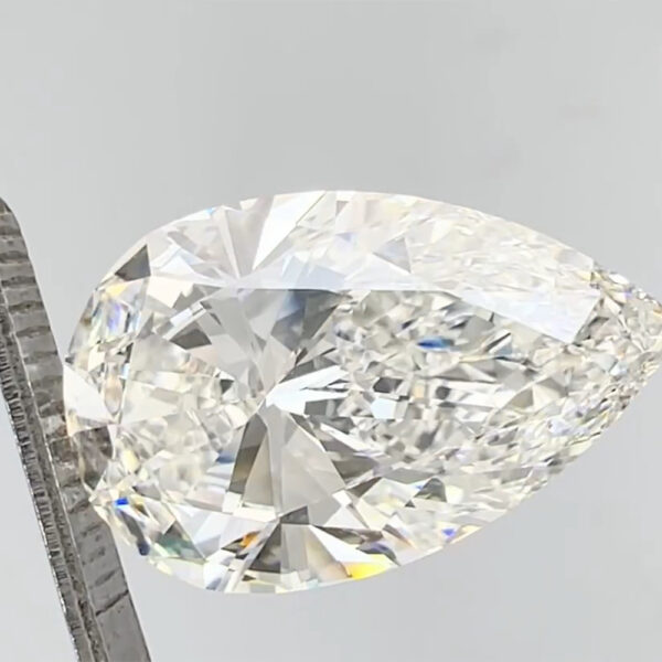Pear Lab Grown Diamond Pendant