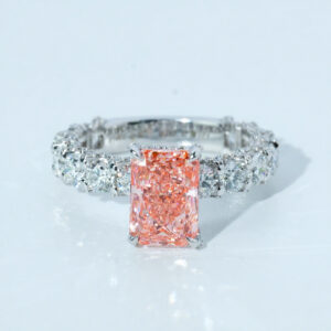 Radiant Cut Lab Diamond Silver Ring 18K Gold Plated D Color Radiant Cut Lab Diamond Silver Ring 18K Gold Plated D Color