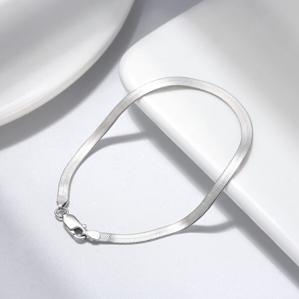 Rhodium Gold Plated Silver Chain Jewelry for Wholesale