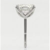 Rhodium Plated Moissanite Stud Earrings for Wedding Wear