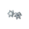 Titanium Plated Lab Diamond Silver Luxury Earrings
