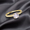 Trendy Lab Grown Diamond Gold Tone Ring for Women IGI